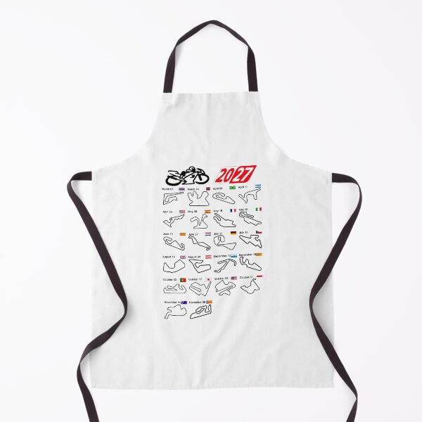Item preview, Calendar season 2027 MotoGp circuits white designed and sold by ideasfinder.
