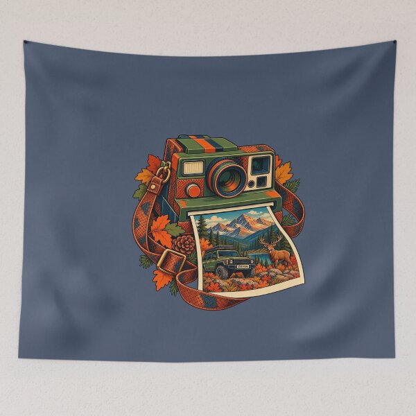 Item preview, Vintage Adventure Camera – Wild Outdoors designed and sold by Aimetoi.