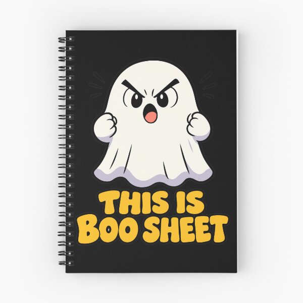 Item preview, This Is Boo Sheet Angry Ghost Halloween Shirt designed and sold by CerealBoxInk.