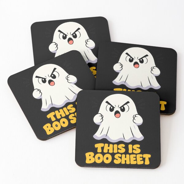 Item preview, This Is Boo Sheet Angry Ghost Halloween Shirt designed and sold by CerealBoxInk.