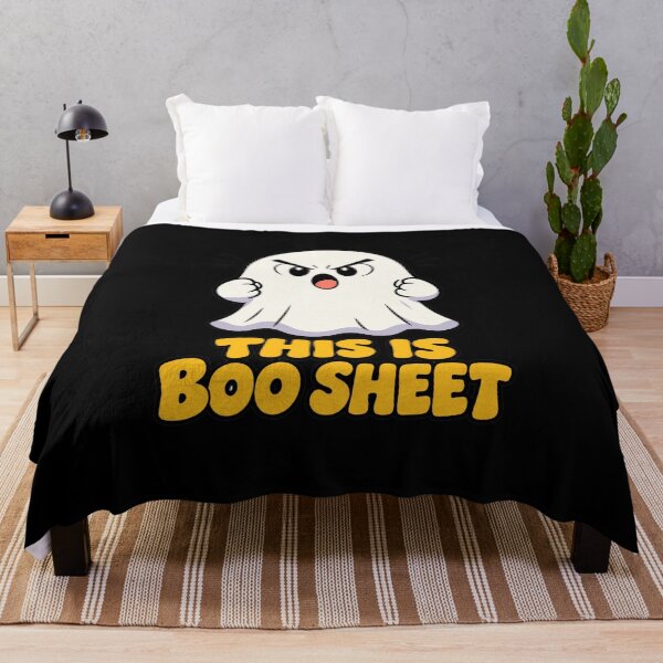Item preview, This Is Boo Sheet Angry Ghost Halloween Shirt designed and sold by CerealBoxInk.