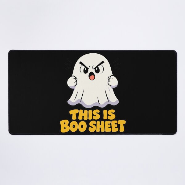Item preview, This Is Boo Sheet Angry Ghost Halloween Shirt designed and sold by CerealBoxInk.