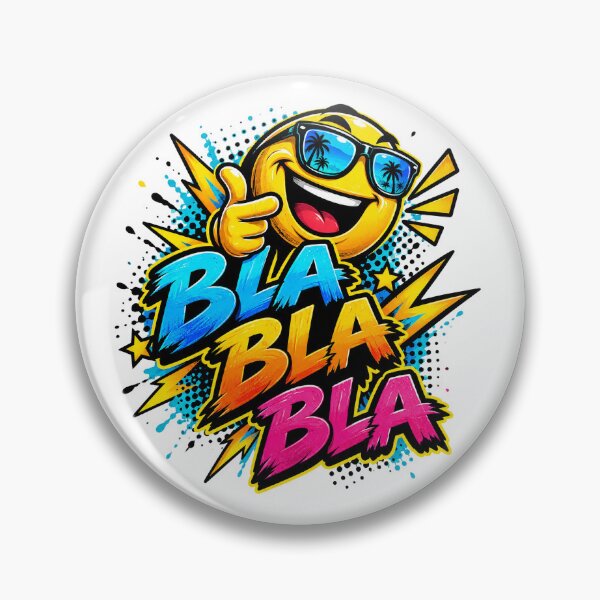 Item preview, Bla Bla Bla — Cool Summer Emoji Fun Design designed and sold by Jen.Lou.