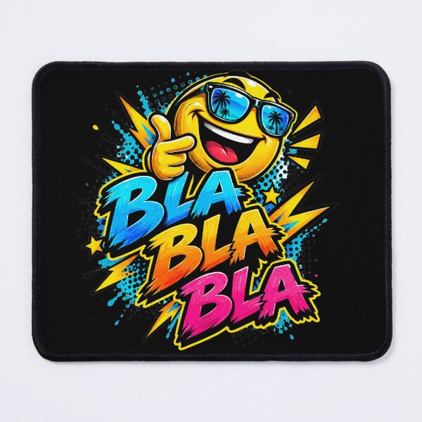 Item preview, Bla Bla Bla — Cool Summer Emoji Fun Design designed and sold by Jen.Lou.