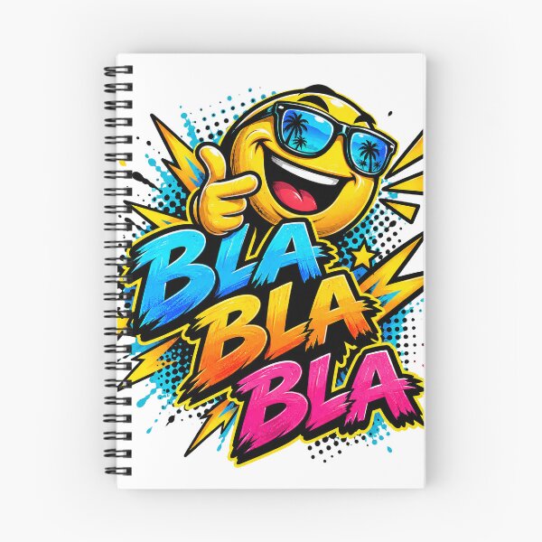 Item preview, Bla Bla Bla — Cool Summer Emoji Fun Design designed and sold by Jen.Lou.