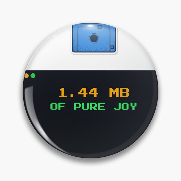 Artikelvorschau, 1,44 MB Pure Joy Retro Floppy Disk Sticker entworfen und verkauft von Undersung37.