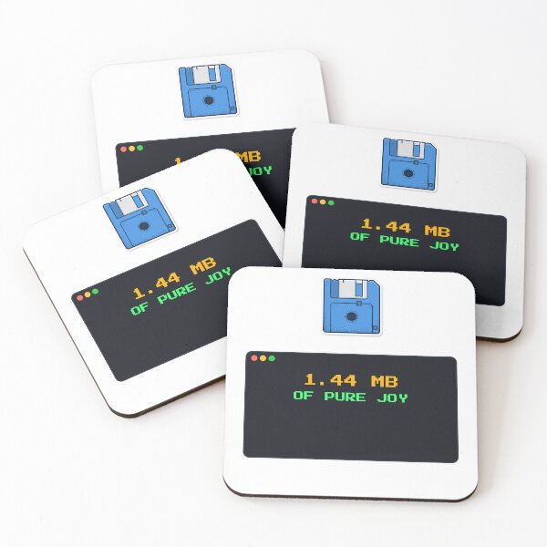 Artikelvorschau, 1,44 MB Pure Joy Retro Floppy Disk Sticker entworfen und verkauft von Undersung37.