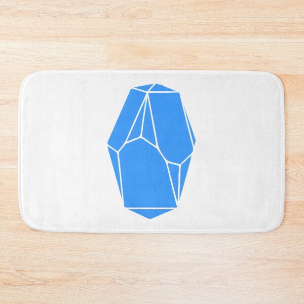 Item preview, Dazzling Blue Ice Cube Illustration with Vibrant Colors and Realistic Detail designed and sold by supunchamara.
