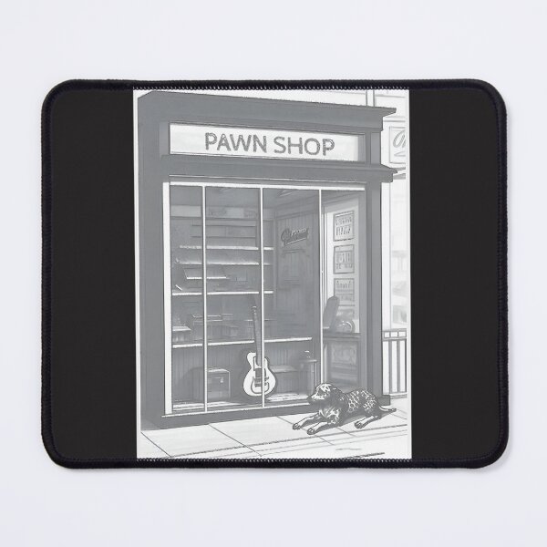 Item preview, Vintage Pawn Shop Illustration with Classic Items and Retro Style designed and sold by lovelysiham.
