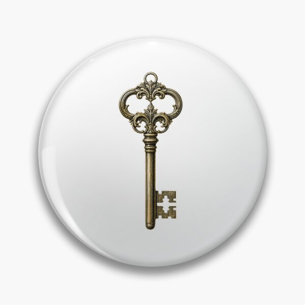 Item preview, Vintage Antique Key Illustration designed and sold by Impossible Archive.