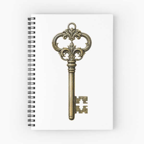 Item preview, Vintage Antique Key Illustration designed and sold by Impossible Archive.