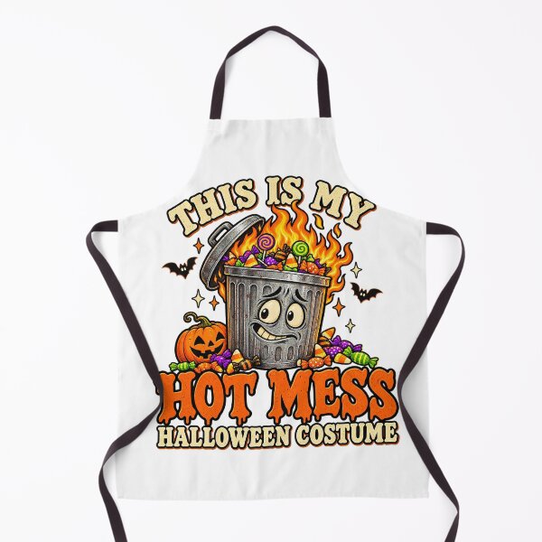Item preview, THIS IS MY HOT MESS HALLOWEEN COSTUME designed and sold by WheelieGdArt.
