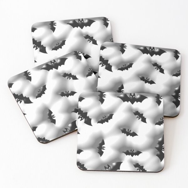 Item preview, Spooky Flying Bats Cloud Pattern designed and sold by DKSH1234.