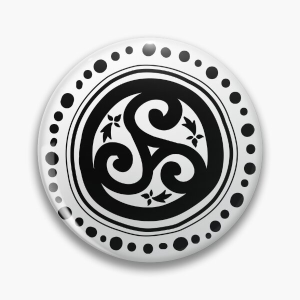 Item preview, Black Breizh Triskel – Celtic Symbol of Brittany designed and sold by Art of Sun.