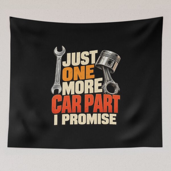 Item preview, Just One More Car Part Mechanic Humor designed and sold by anapldv.