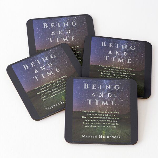 Item preview, Martin Heidegger quote: Every questioning is a seeking. Every seeking takes its direction beforehand from what is sought. Questioning is a knowing search for beings in their thatness and whatness. designed and sold by artbleed.