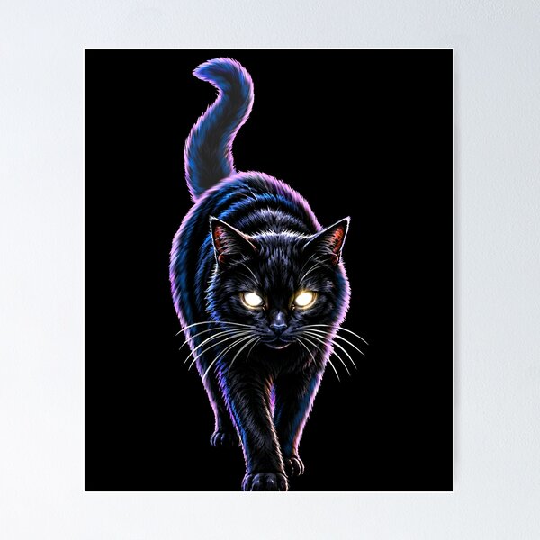 Artikelvorschau, Black cat, Halloween entworfen und verkauft von Aeartcreative5.