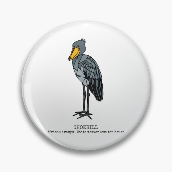 Item preview, Geometric Shoebill designed and sold by AnimalsKnowAll.