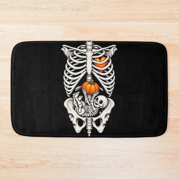 Item preview, Halloween Pregnancy Skeleton with Pumpkin designed and sold by anapldv.