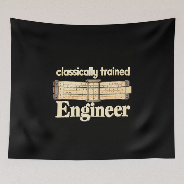 Item preview, Classically Trained Engineer Slide Rule designed and sold by anapldv.