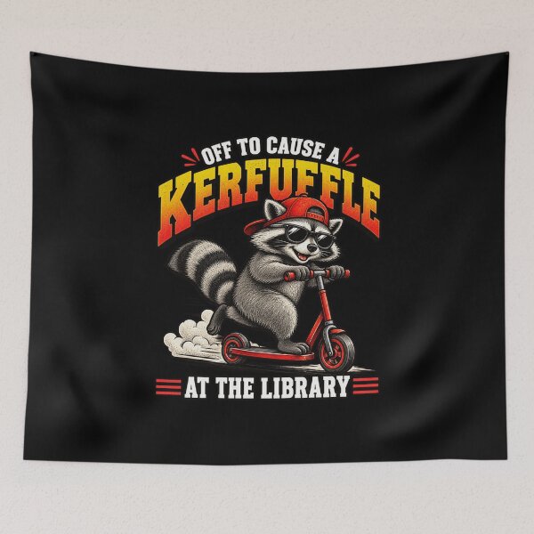 Item preview, Library Raccoon Causing a Kerfuffle designed and sold by anapldv.