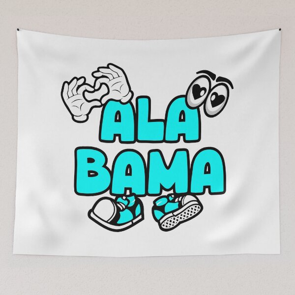 Item preview, ALABAMA Typography Funny Vintage designed and sold by NFTWords.