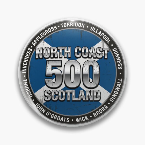 Item preview, North Coast 500 Scotland Scottish Highlands Route Saltire designed and sold by jeshands.