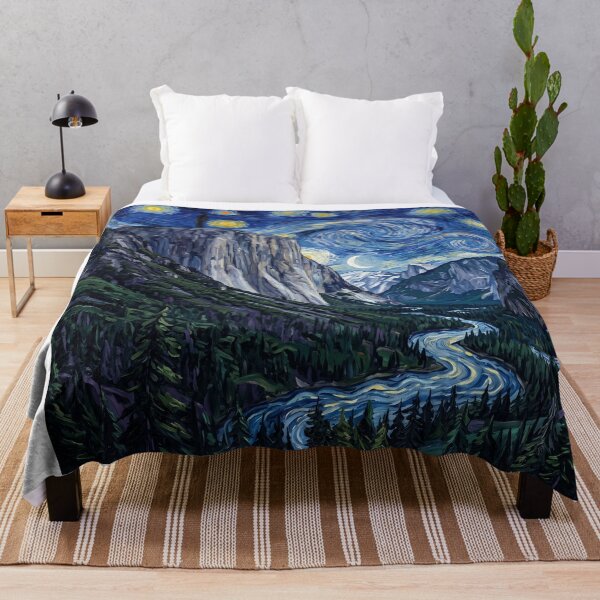 Item preview, Yosemite National Park Starry Night Valley designed and sold by Bad-Decisions-Designs.