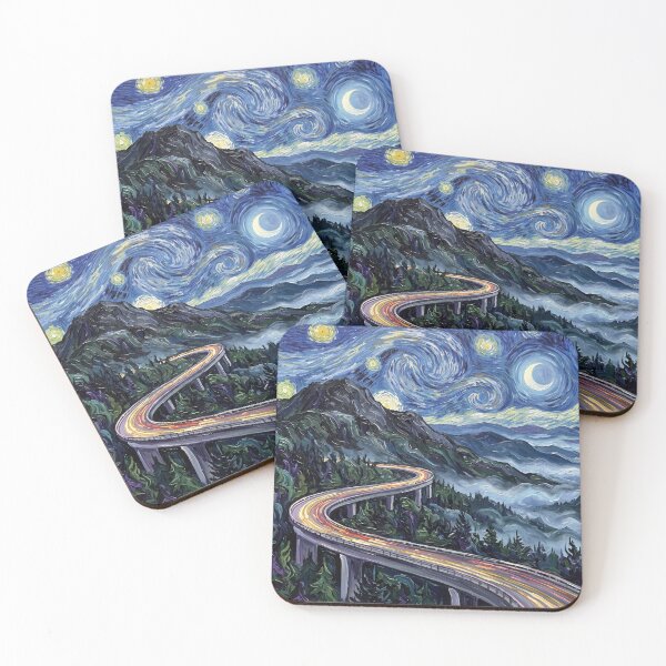 Item preview, Blue Ridge Parkway Starry Night Viaduct designed and sold by Bad-Decisions-Designs.
