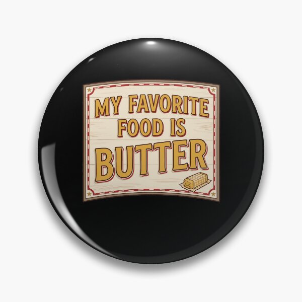 Artikelvorschau, Mein Lieblingsessen ist Butter – Karnevalsbanner entworfen und verkauft von Seeding Serendipity.