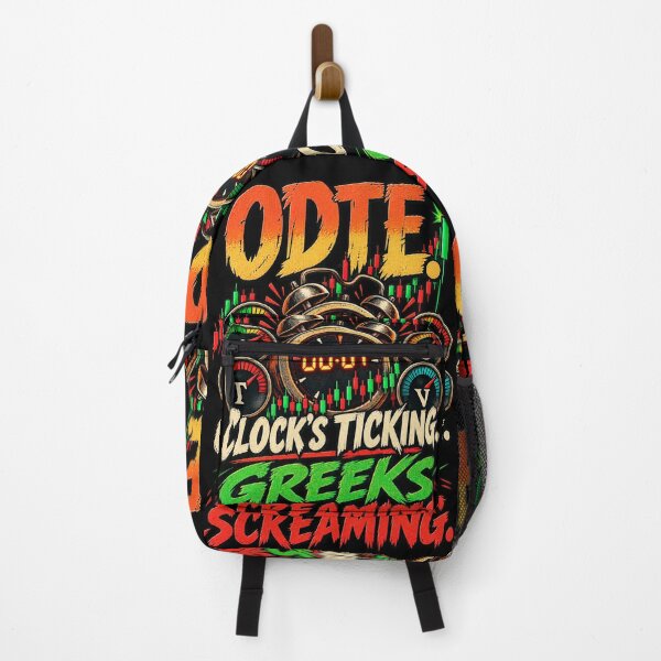 Artikelvorschau, 0DTE Clock's Ticking Greeks Screaming | Options Trader Humor entworfen und verkauft von MOTIFOLK.