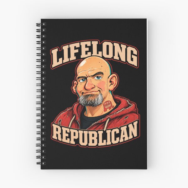 Item preview, Fake Democrat Fetterman Is Lifelong Republican Political Satire designed and sold by EthosWear.