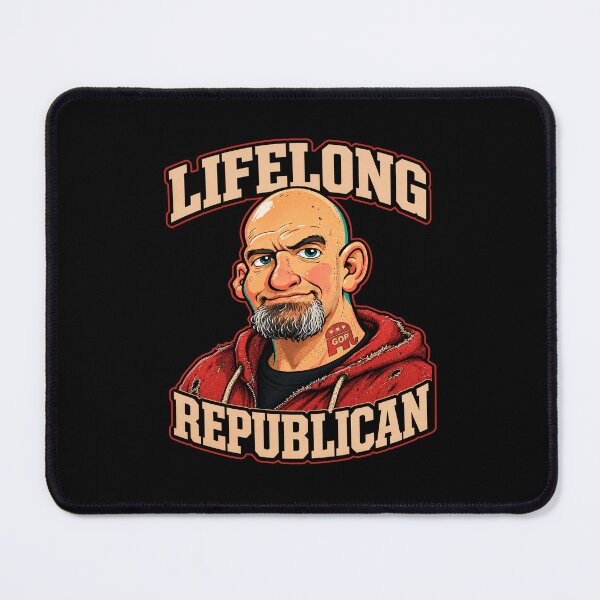 Item preview, Fake Democrat Fetterman Is Lifelong Republican Political Satire designed and sold by EthosWear.