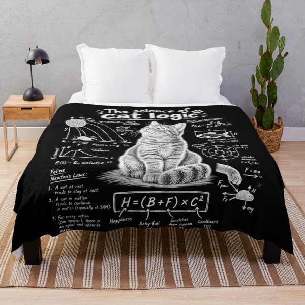 Item preview, The Science of Cat Logic Equations Physics Humor designed and sold by bootycatclube.