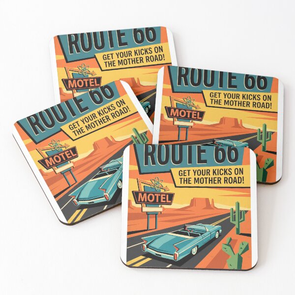 Item preview, Get Your Kicks On The Mother Road designed and sold by Bad-Decisions-Designs.
