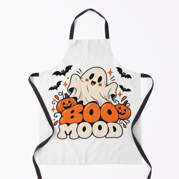 Item preview, Boo Mood Cute Halloween Ghost designed and sold by Radgraphic.
