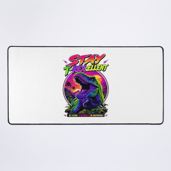Item preview, Vibrant T Rex Dinosaur Illustration with Bold Colors and Dynamic Style designed and sold by MoGo2020.