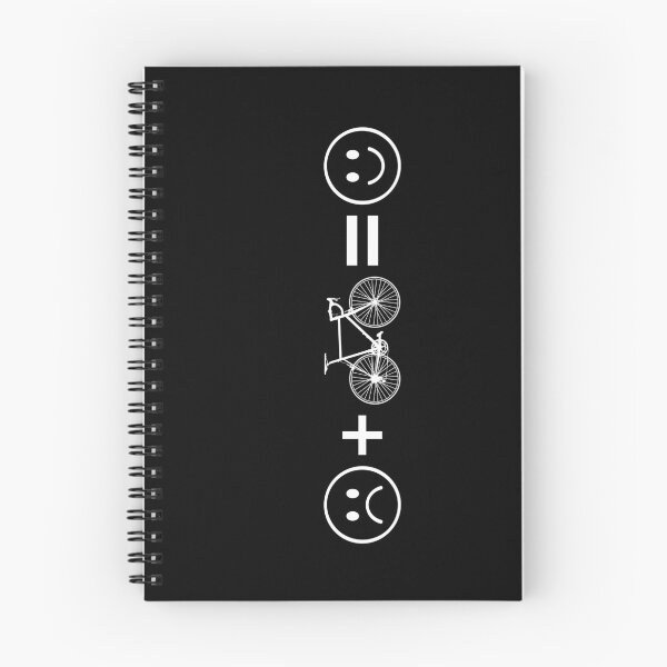 Item preview, Sad + Bicycle = Happy | Funny Cycling Quote | Minimalist Cyclist Graphic designed and sold by collectees1.