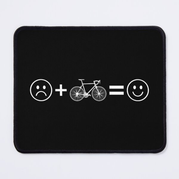Item preview, Sad + Bicycle = Happy | Funny Cycling Quote | Minimalist Cyclist Graphic designed and sold by collectees1.