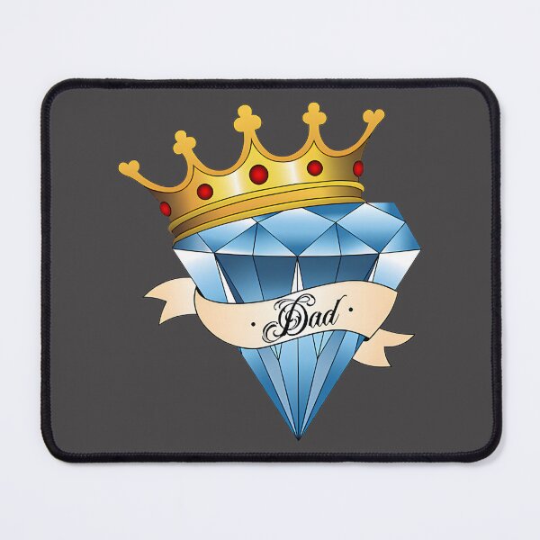 Item preview, Diamond Tattoo Design for Dad - Unique Gift Idea designed and sold by Francis2020.