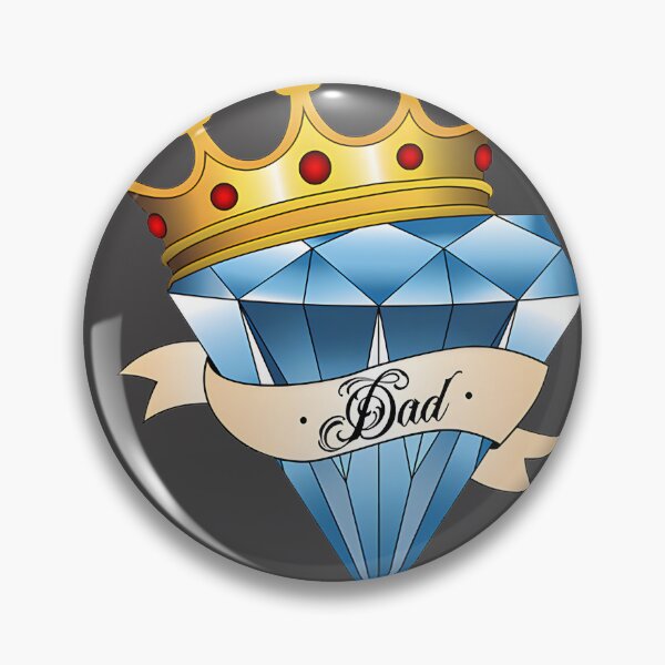 Item preview, Diamond Tattoo Design for Dad - Unique Gift Idea designed and sold by Francis2020.