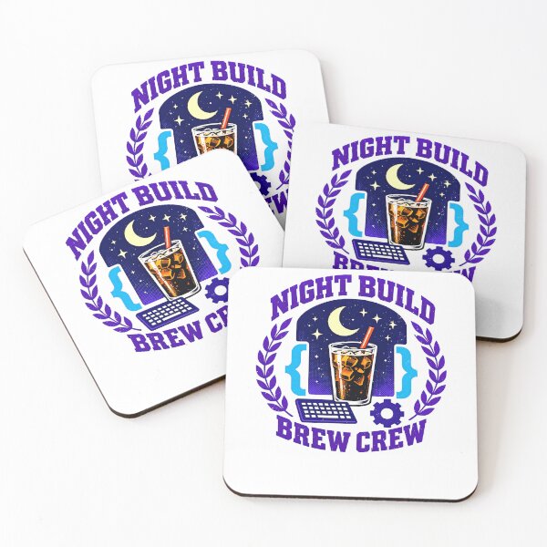 Artikelvorschau, Lustige Nacht Build Brew Lustige Kaffee-Codierungskunst entworfen und verkauft von elderberry.