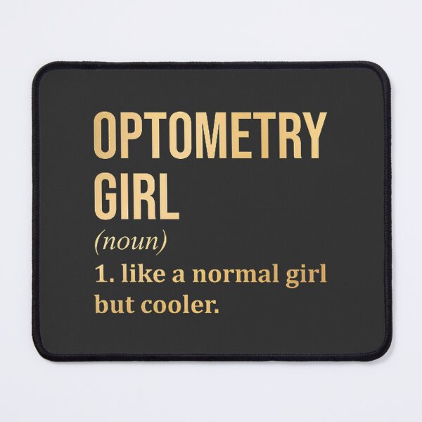 Item preview, Optometry Girl Definition Typography Design in Gold Color designed and sold by raman88.