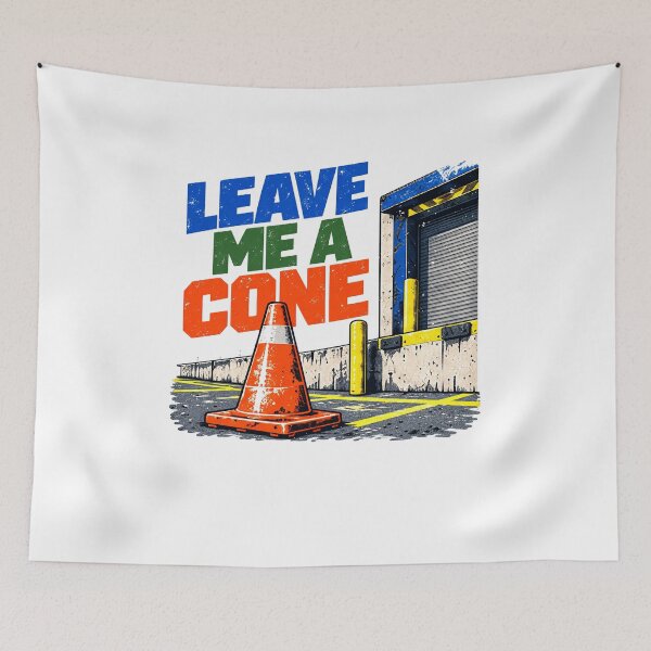 Item preview, Leave Me a Cone Workplace Pun designed and sold by elderberry.