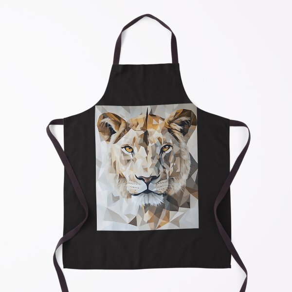 Item preview, Abstract Lion Design with Diamond Pattern for Modern Art Lovers designed and sold by Francis2020.