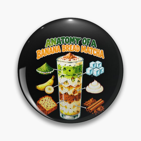 Item preview, Funny Banana Bread Matcha Anatomy designed and sold by elderberry.