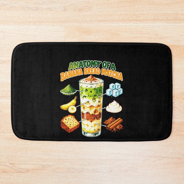 Item preview, Funny Banana Bread Matcha Anatomy designed and sold by elderberry.