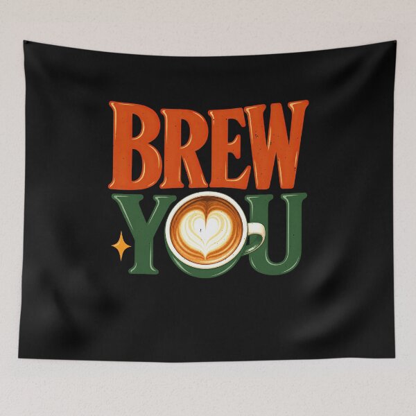 Item preview, Funny Brew You Coffee Romance designed and sold by elderberry.