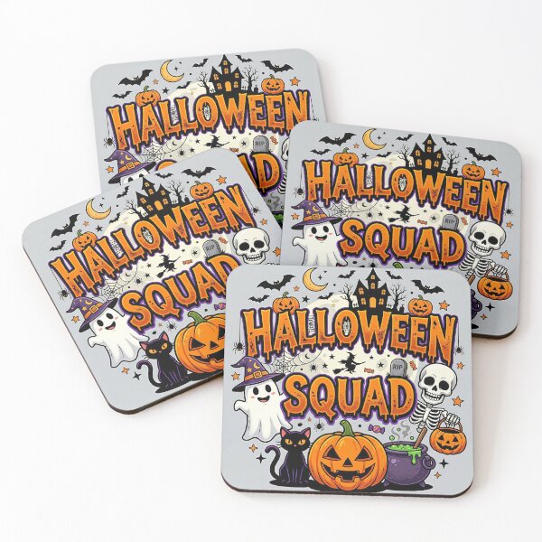 Item preview, Halloween Squad Cute Spooky Retro Vintage Design designed and sold by EddMen.