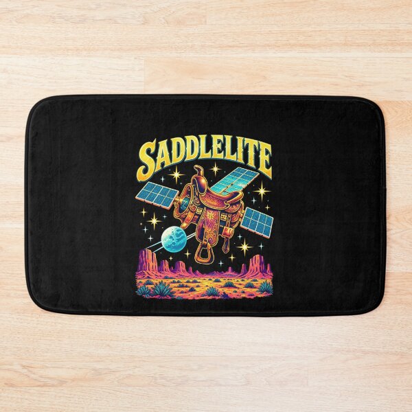 Item preview, Funny SADDLELITE Cowboy Saddle in Space Art designed and sold by elderberry.